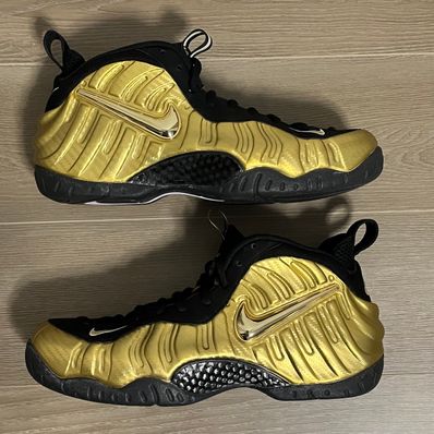 Foamposite sales gold metallic