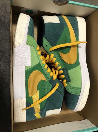 Nike SB Zoom Blazer Mid PRM "Aloe Verde/Gold"