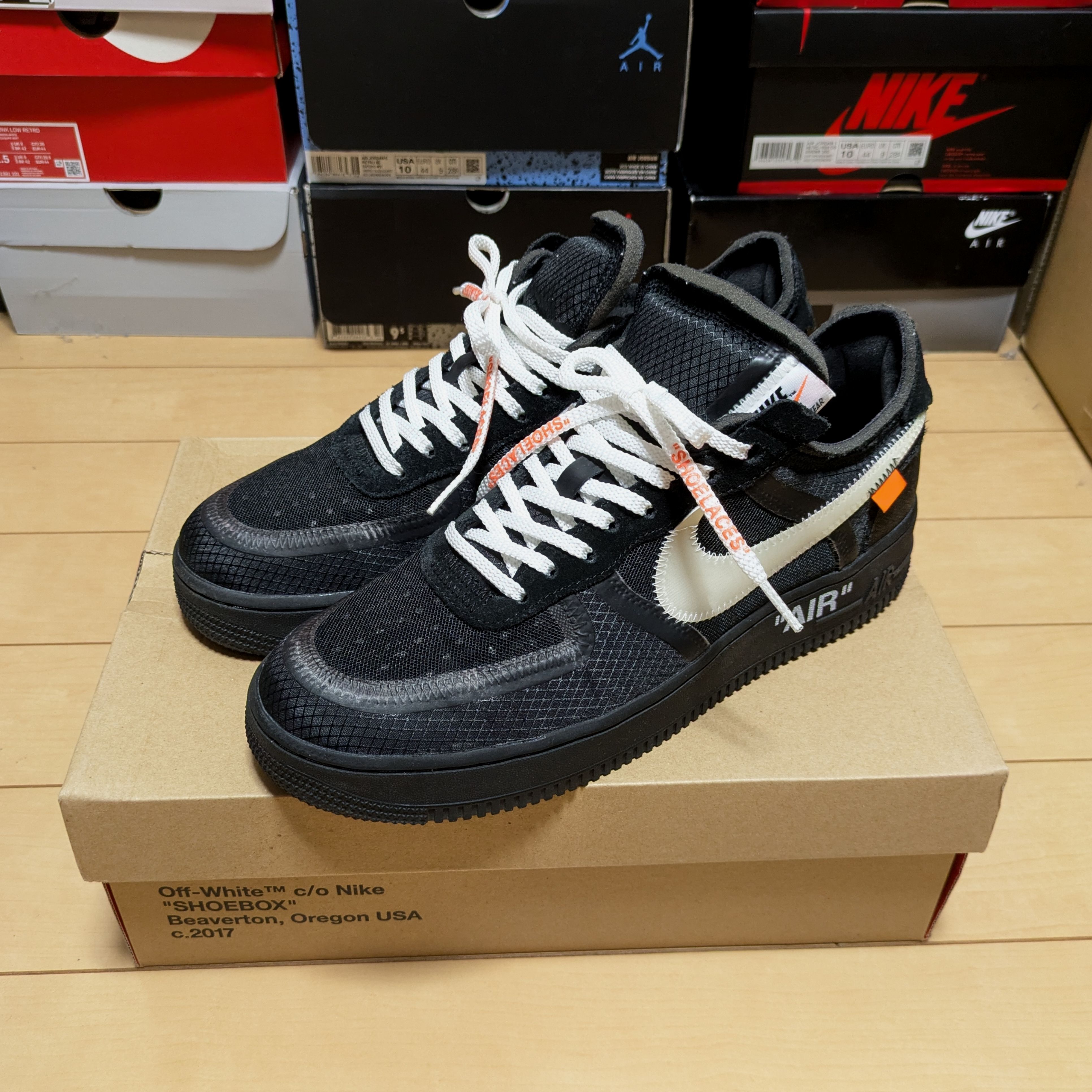 Off-White × Nike Air Force 1 Low "Black"