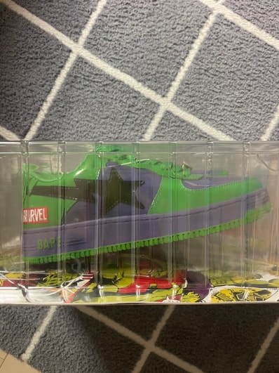 Marvel Comics × A BATHING APE®︎ BAPE STA Low "Hulk" (2022)