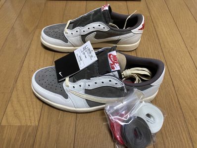 Travis Scott × Nike Air Jordan 1 Low OG SP "Reverse Mocha/Sail and Ridgerock"