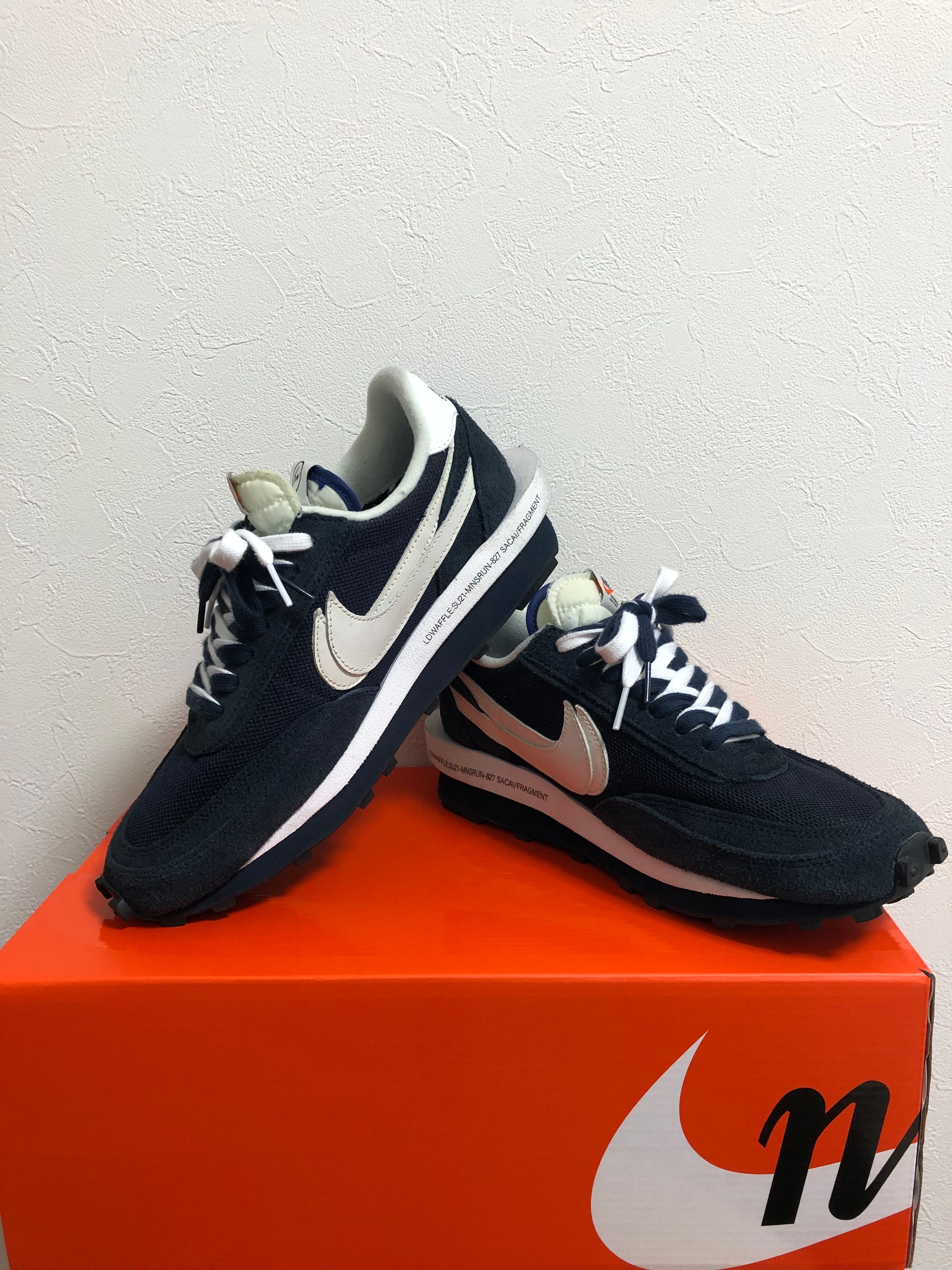 Fragment × sacai × Nike LD Waffle "Blackended Blue"