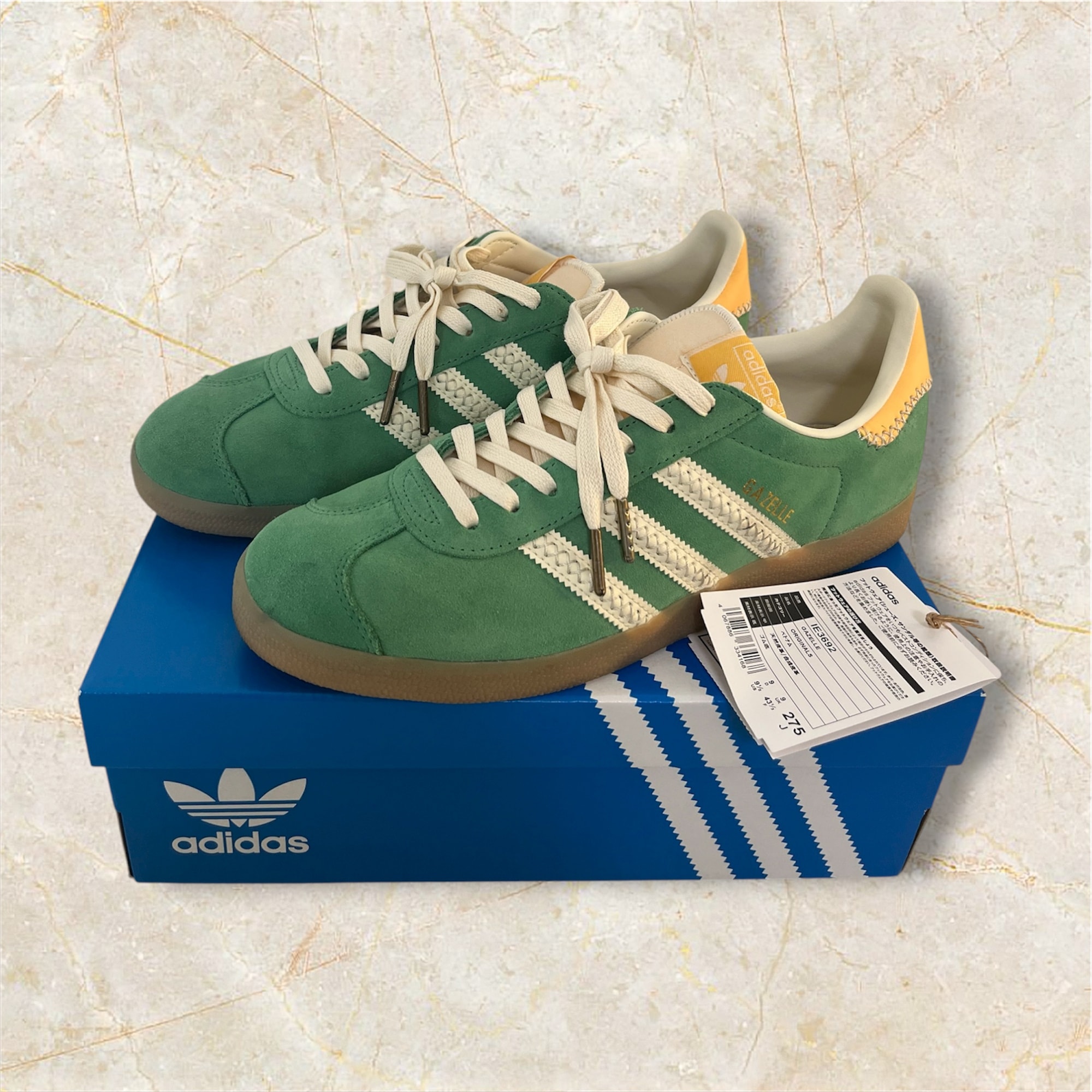 adidas Gazelle "Preloved Green/Cream White/Semi Spark"