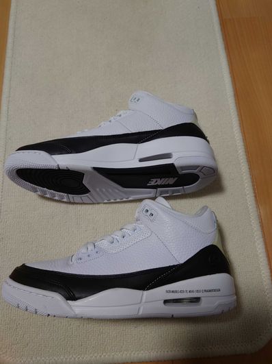 Fragment × Nike Air Jordan 3 "White/Black"