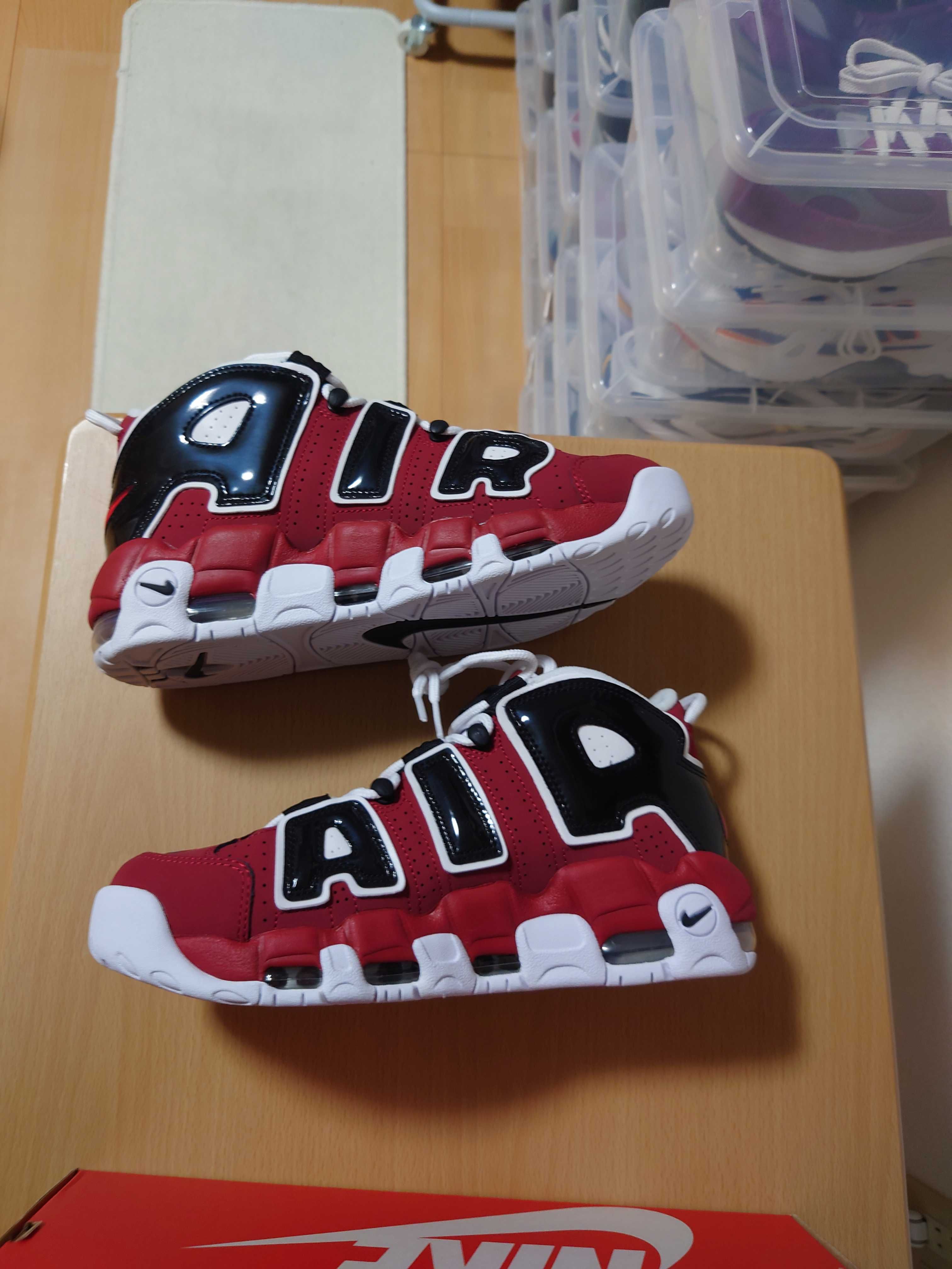 Nike Air More Uptempo ’96 "Black and Varsity Red" (2021) 