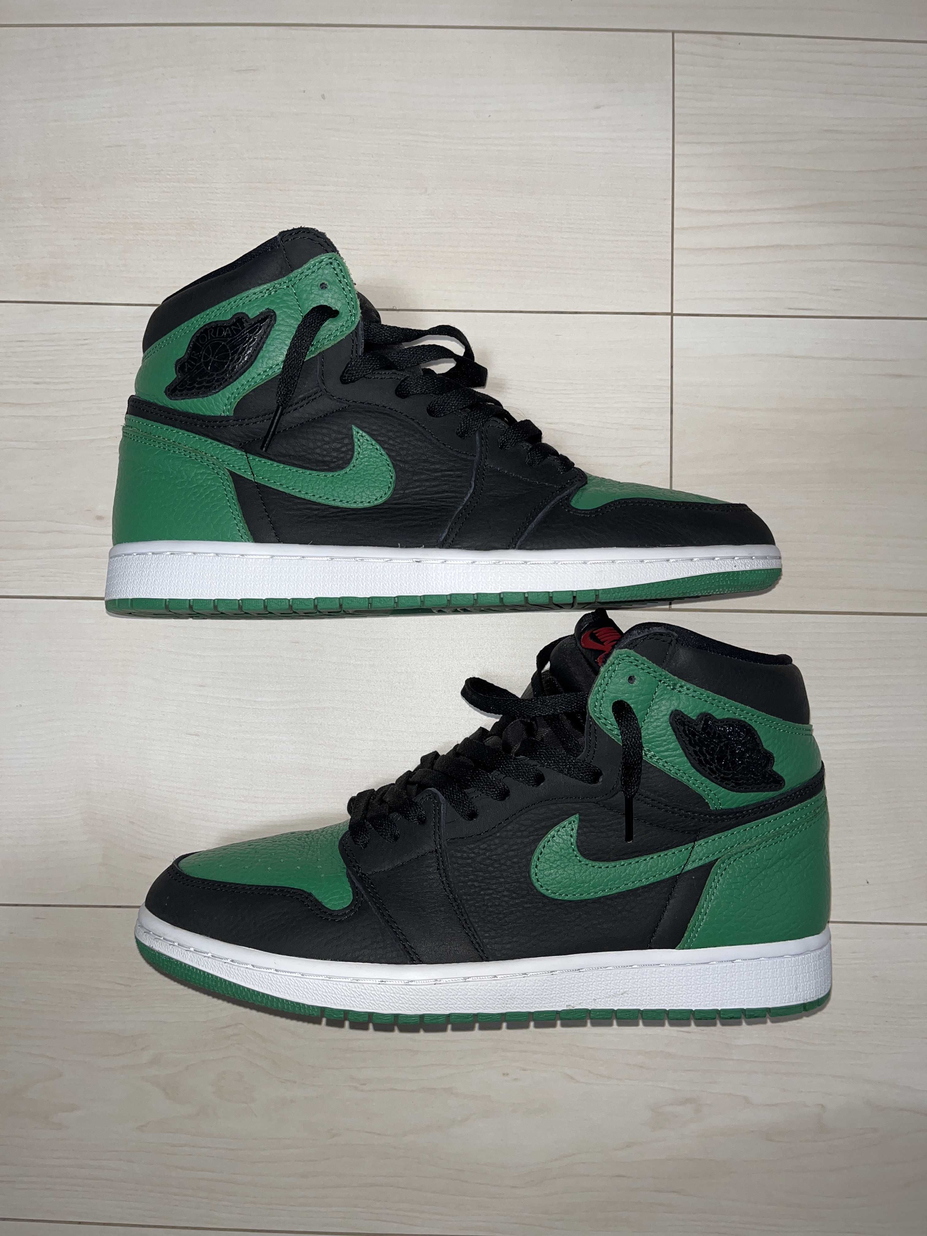 ナイキエアジョーダン1 レトロハイOG \"ブラック /パイングリーン\" Nike Air Jordan 1 Retro High OG 
