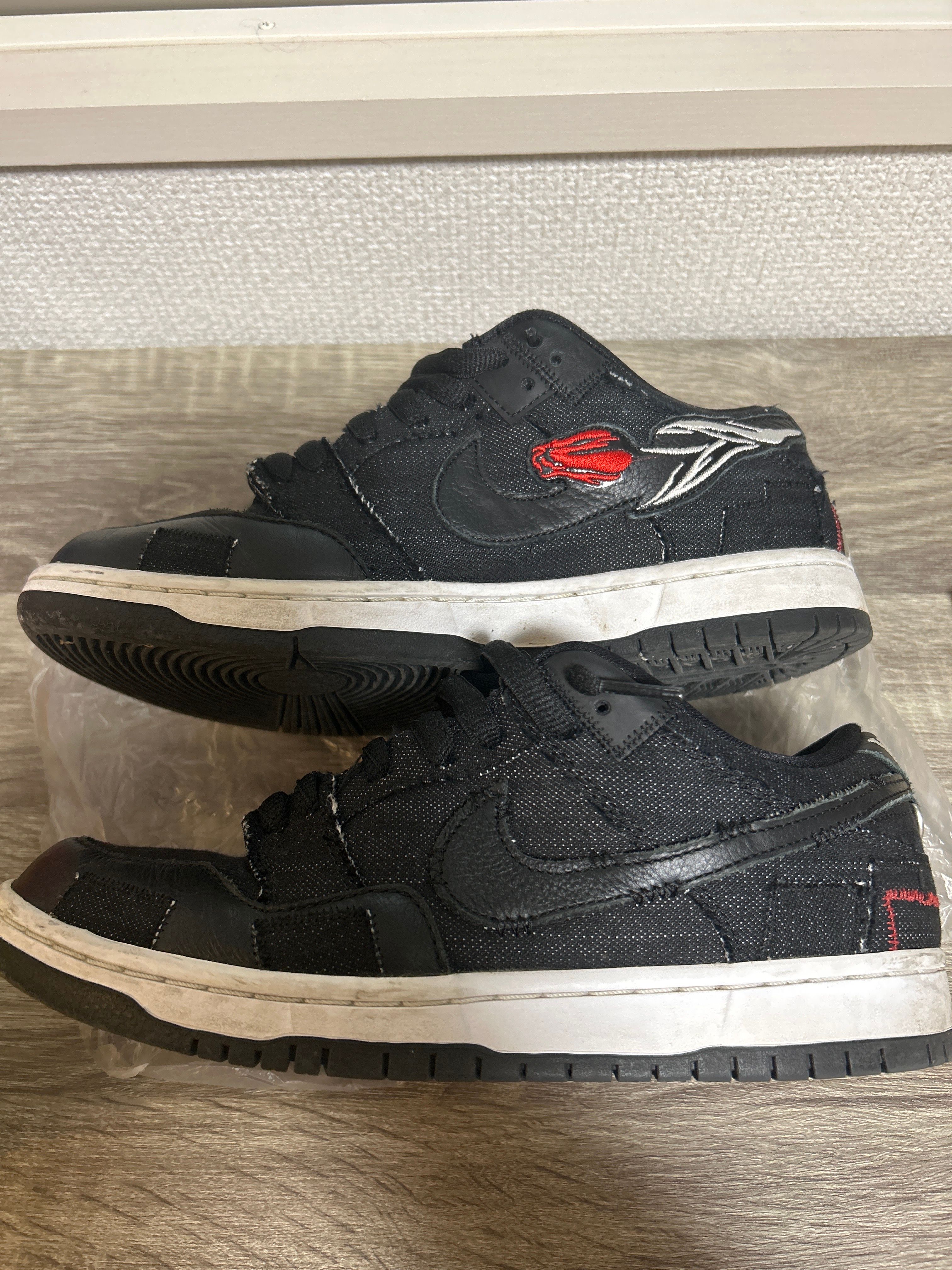 Wasted Youth × Nike SB Dunk Low "Black Denim" / VERDY