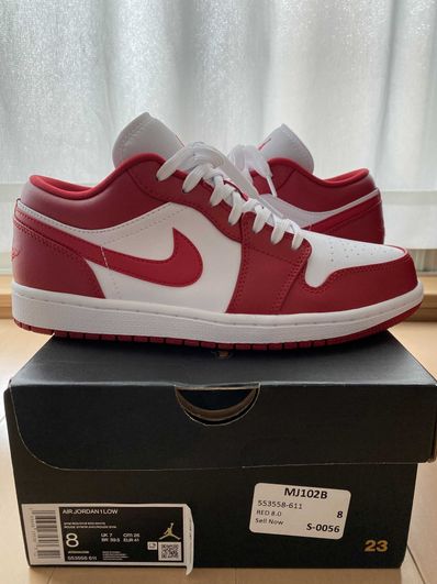Nike Air Jordan 1 Low "Gym Red/White"