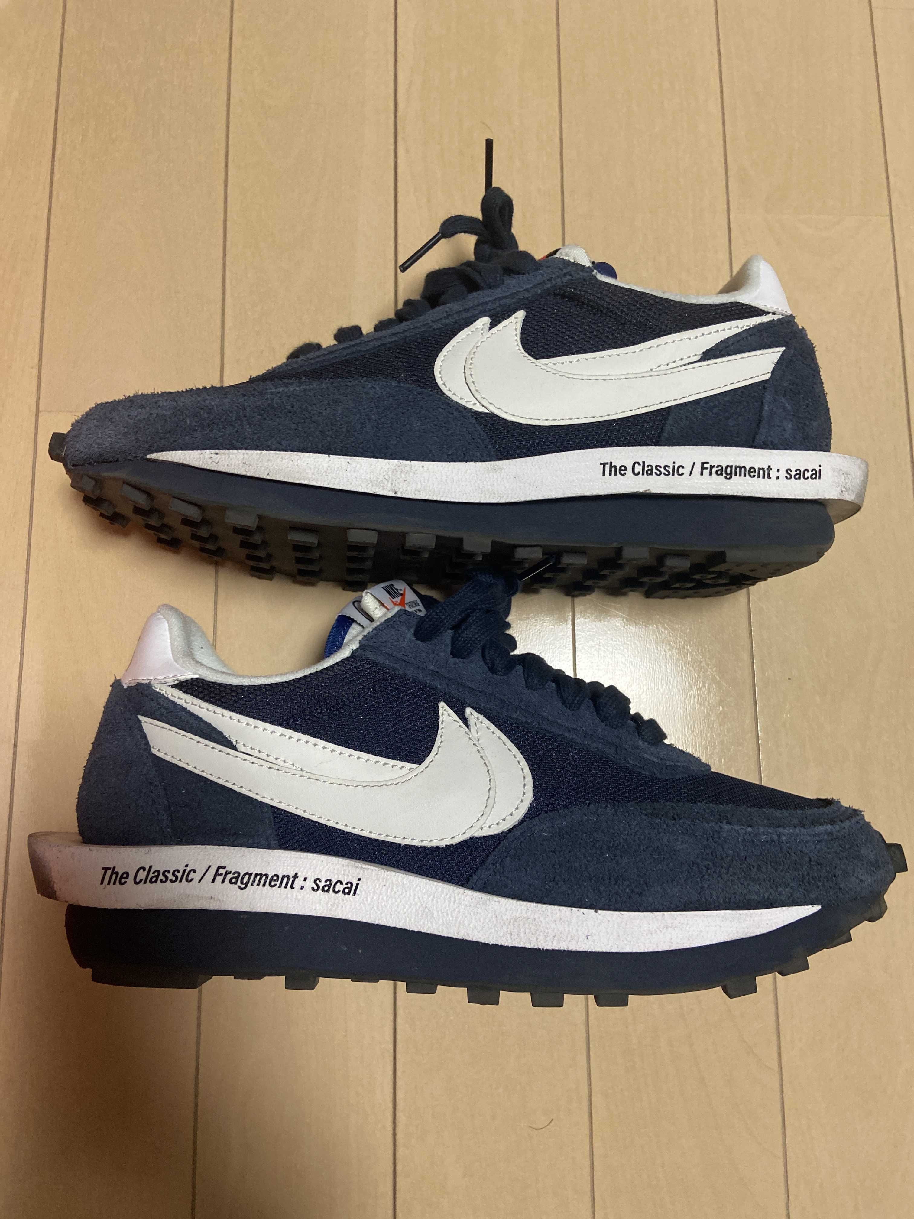 Fragment × sacai × Nike LD Waffle "Blackended Blue"