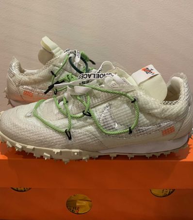 Off-White × Nike Women's Waffle Racer "White"