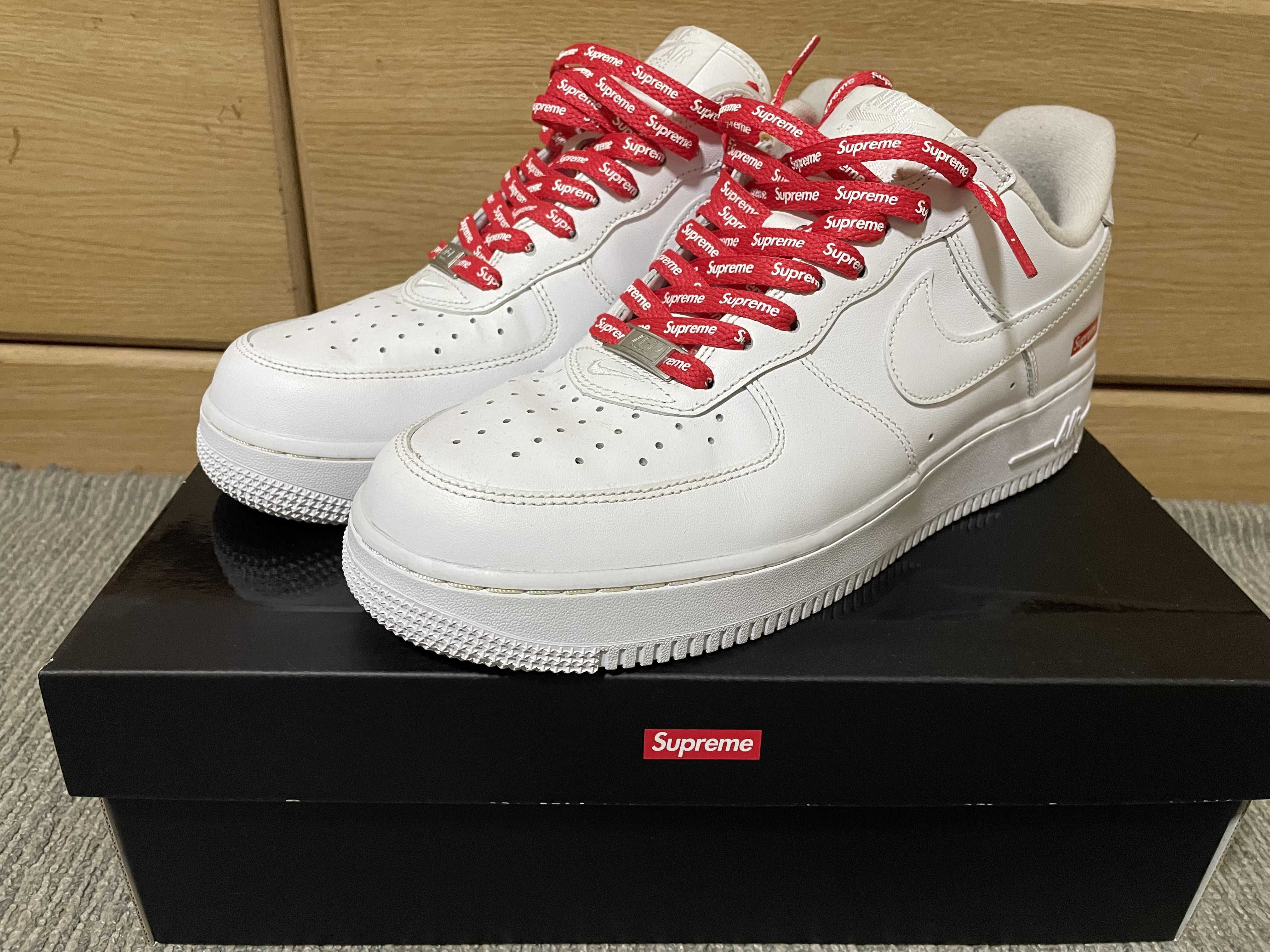 Supreme × Nike Air Force 1 Low "White"