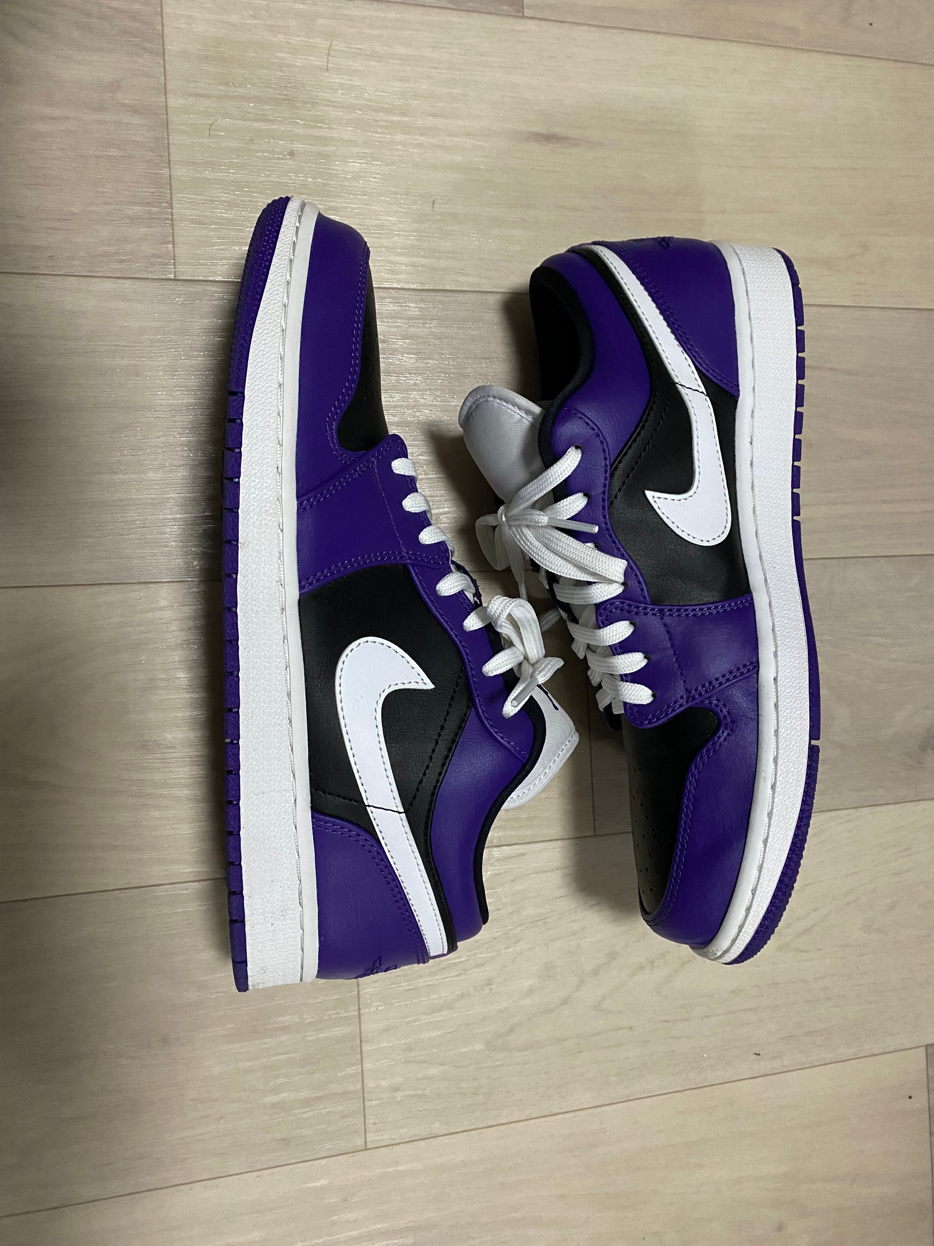 Nike Air Jordan 1 Low "Court Purple/White/Black"