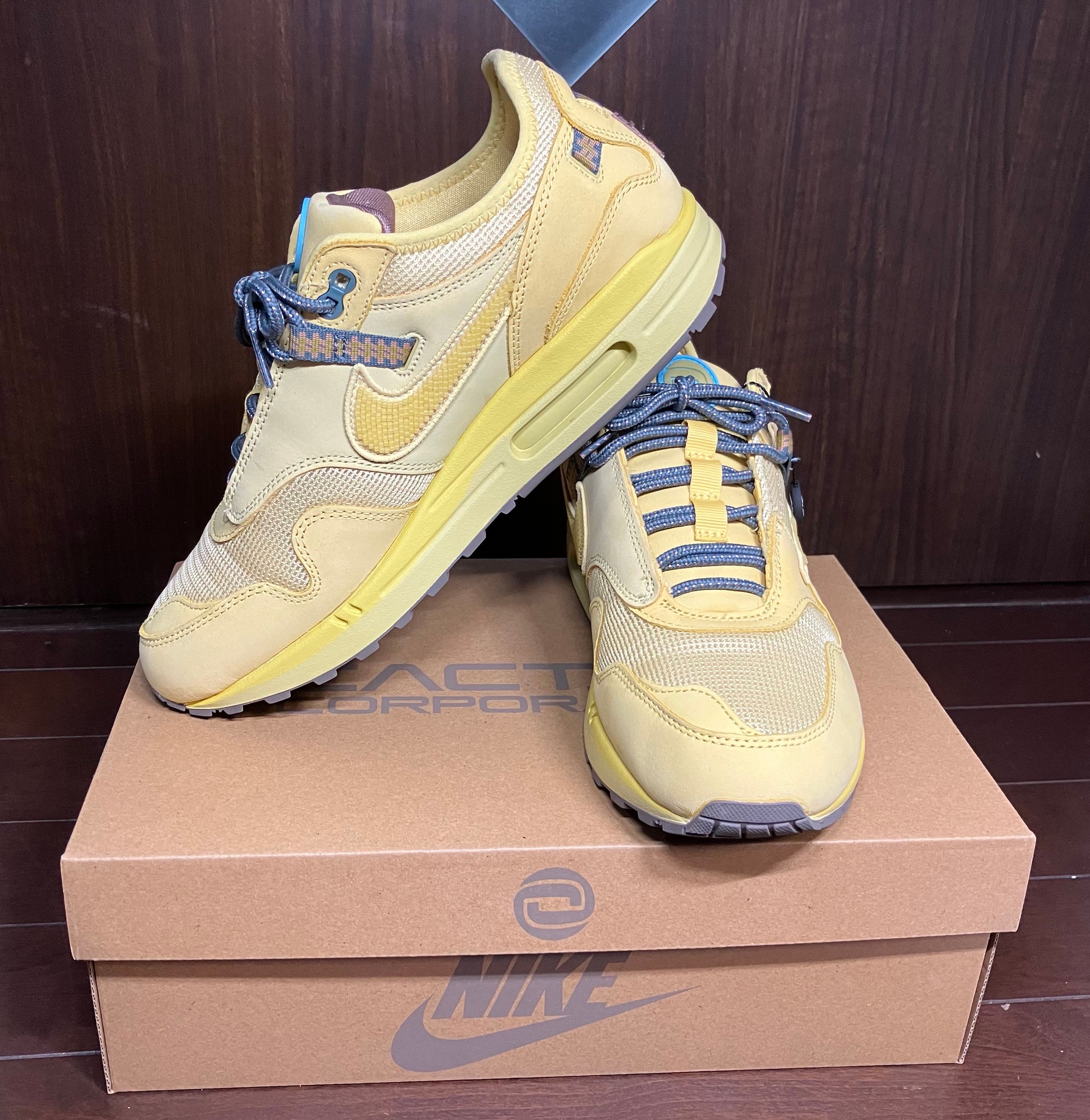 Travis Scott × Nike Air Max 1 "CACT.US Gold"