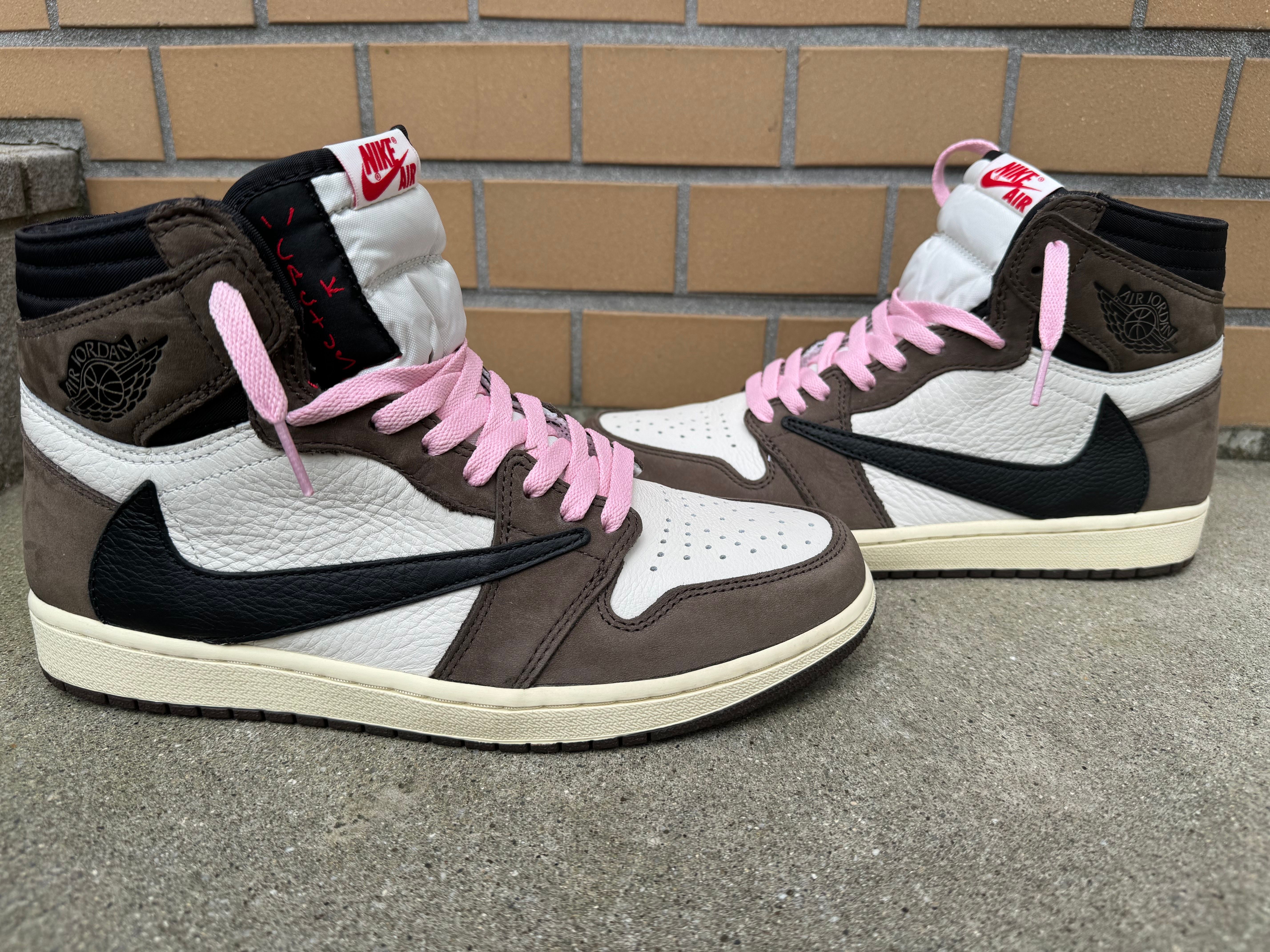 Travis Scott × Nike Air Jordan 1 Retro High OG TS SP "Sail/Dark Mocha"