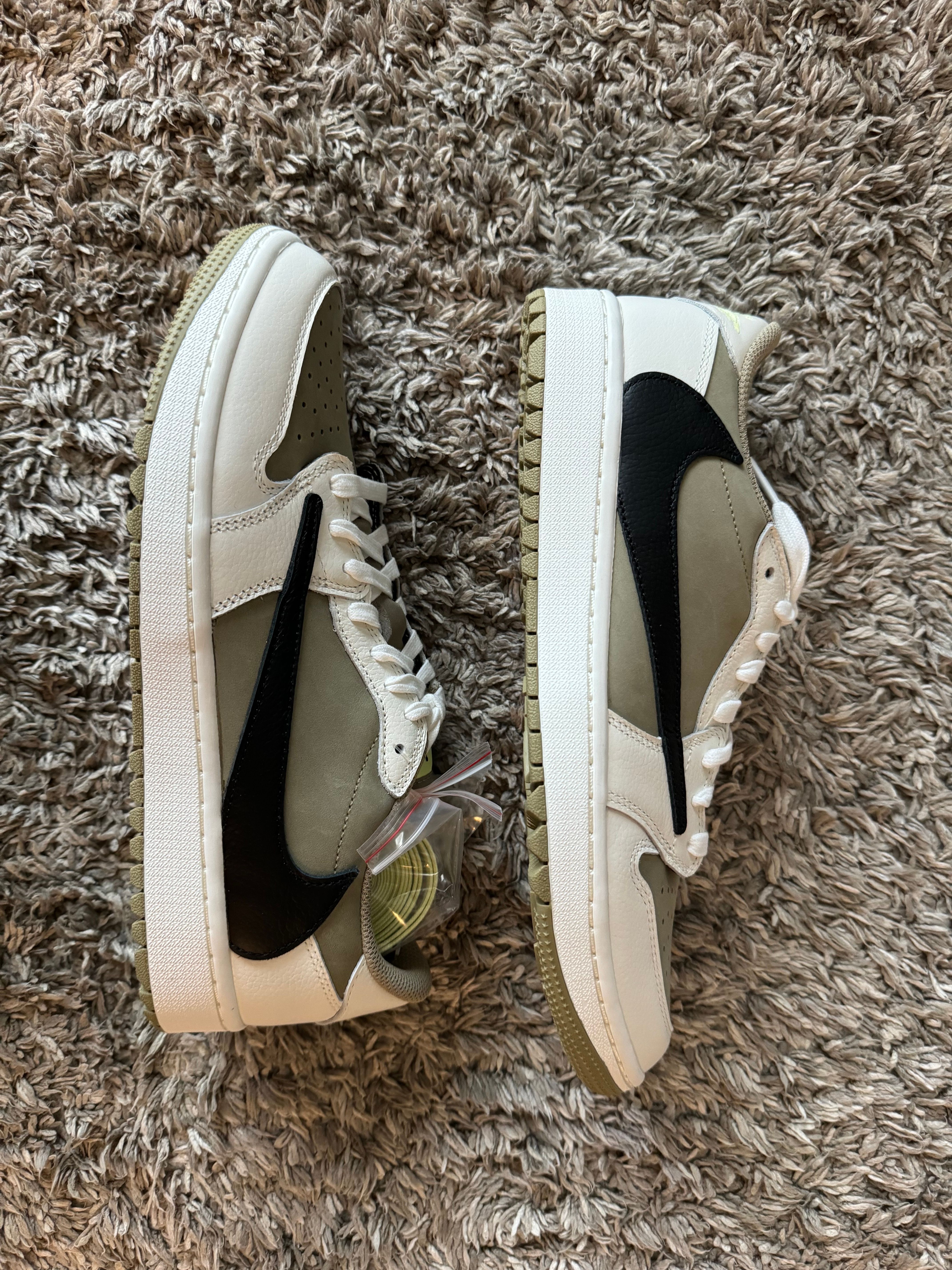 Travis Scott × Nike Air Jordan 1 Low Golf NRG "Neutral Olive"