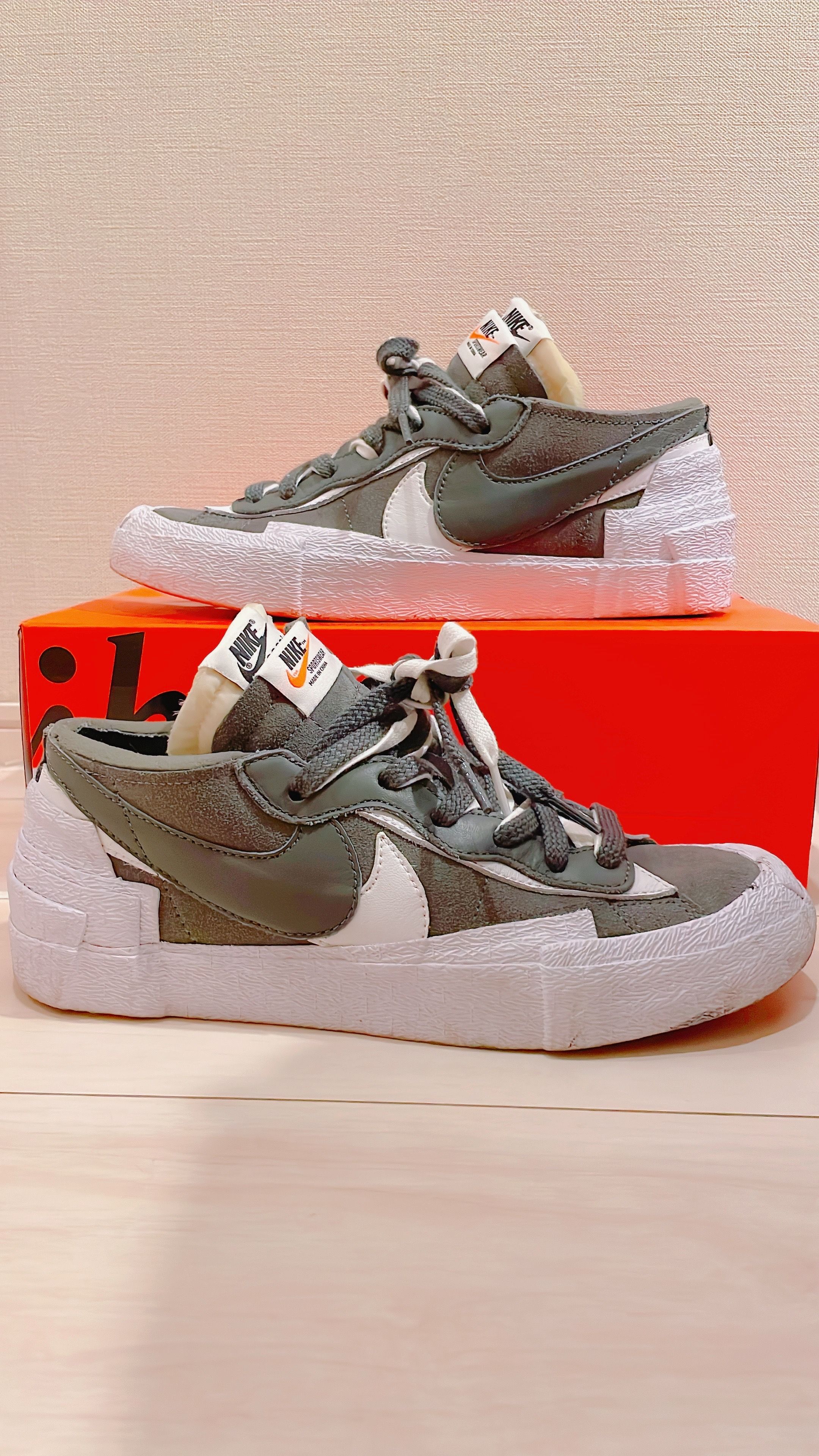 Sacai × Nike Blazer Low "Iron Grey"
