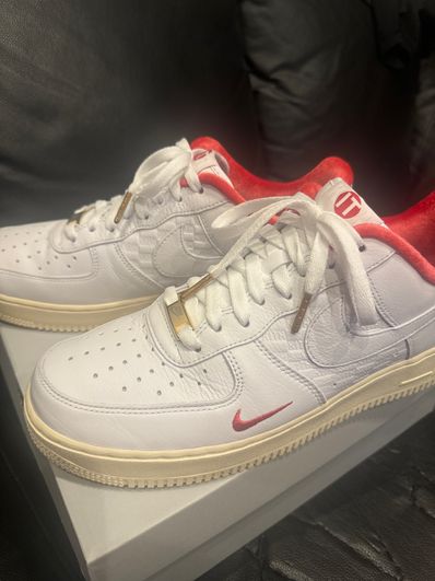 KITH × Nike Air Force 1 Low "White/Red"