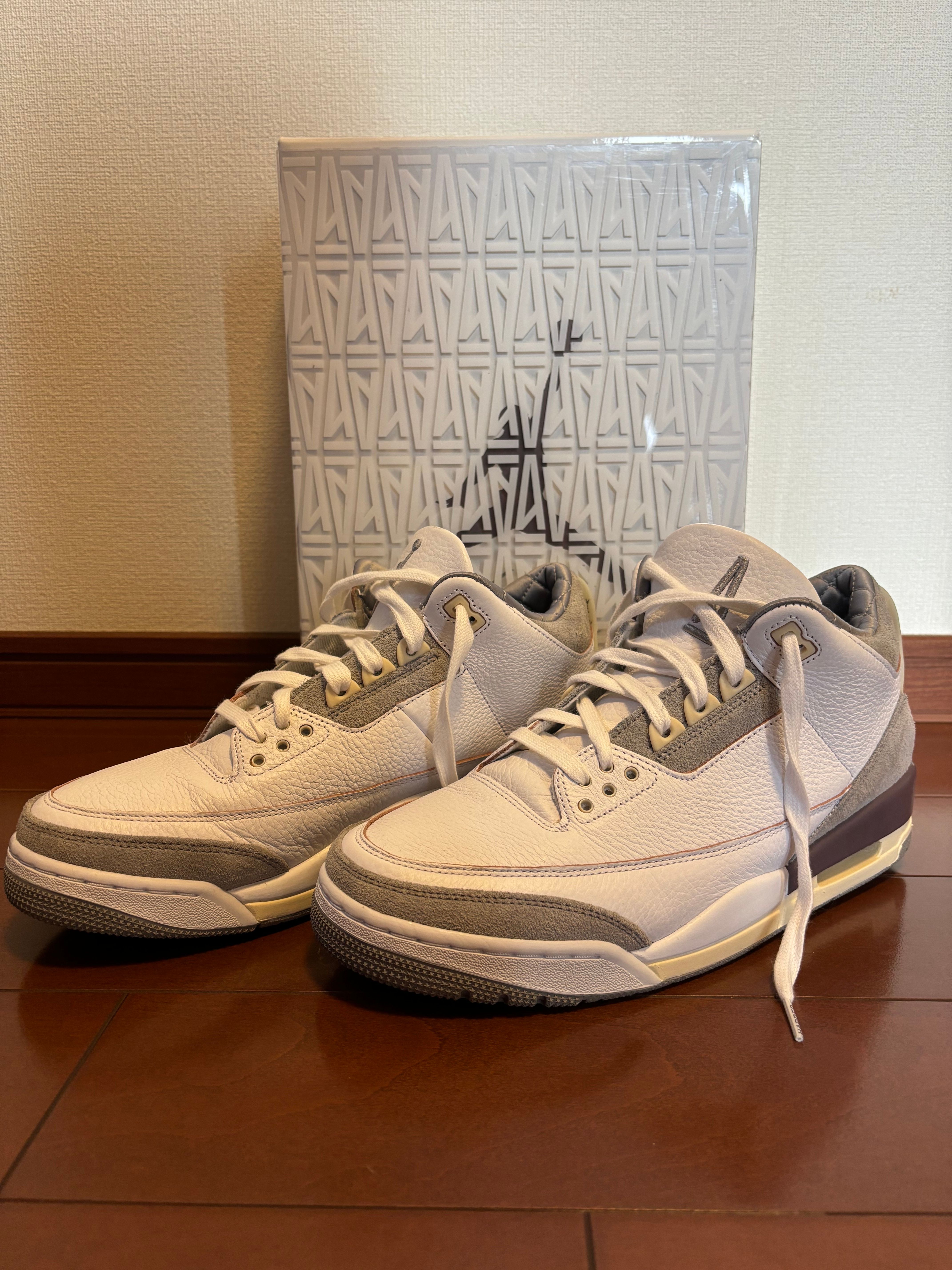 A Ma Maniere × Nike Women's Air Jordan 3 Retro SP "White/Medium Grey Violet Ore"