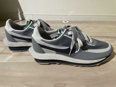 CLOT × Sacai × Nike LD Waffle "Grey Obsidian/Cool Grey"