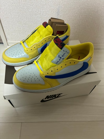 Travis Scott × Nike Women's Air Jordan 1 Retro Low OG "Canary"