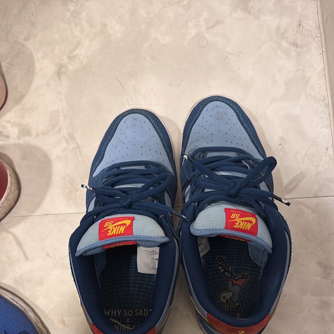Why So Sad? × Nike SB Dunk Low "Coastal Blue/Speed Yellow-University Red"
