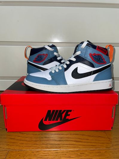 FACETASM × Nike Air Jordan 1 Mid "White/Navy"