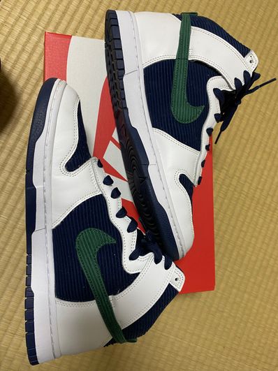 Nike Dunk High EMB "College Navy"