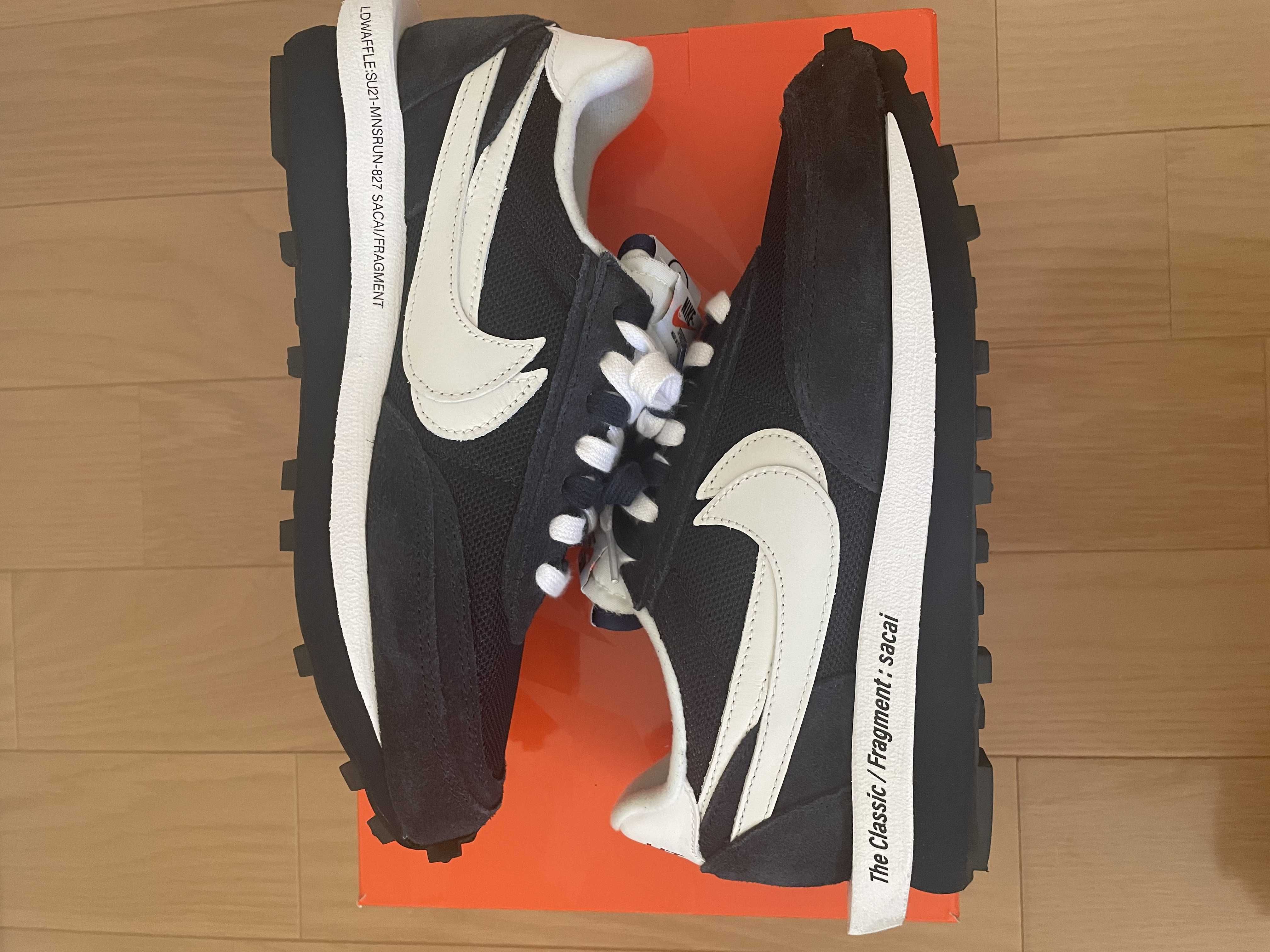 Fragment × sacai × Nike LD Waffle "Blackended Blue"