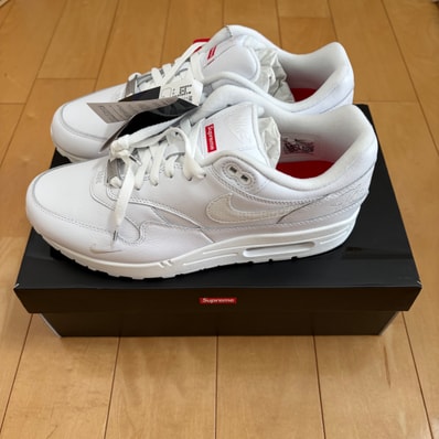 Supreme × Nike Air Max 1 '87 SP "White" (25SS Week4)
