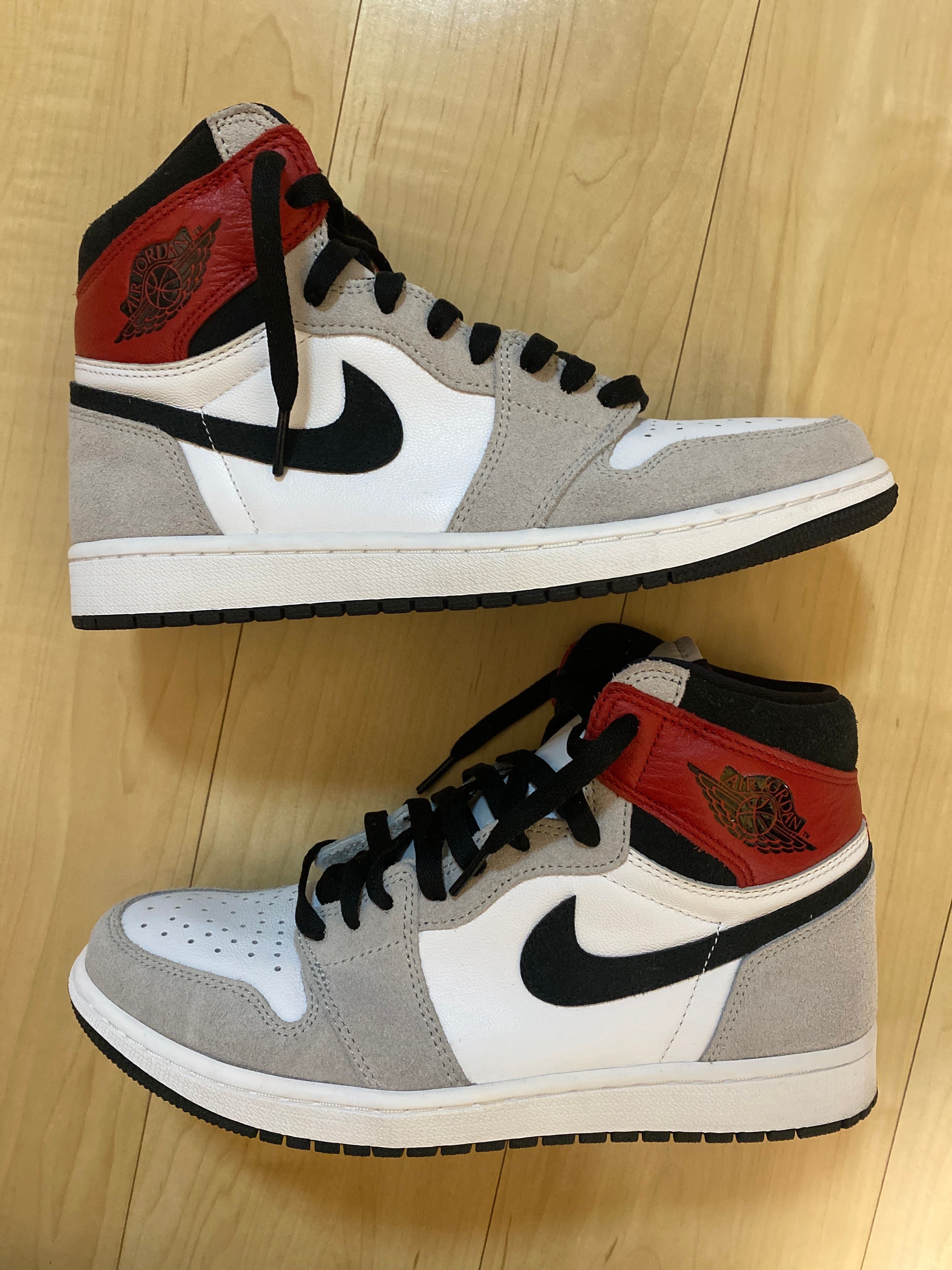 Nike Air Jordan 1 High OG "White/Black/Light Smoke Grey"