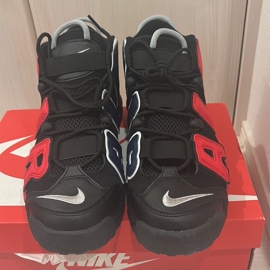 Nike Air More Uptempo '96 "Black and University Red"