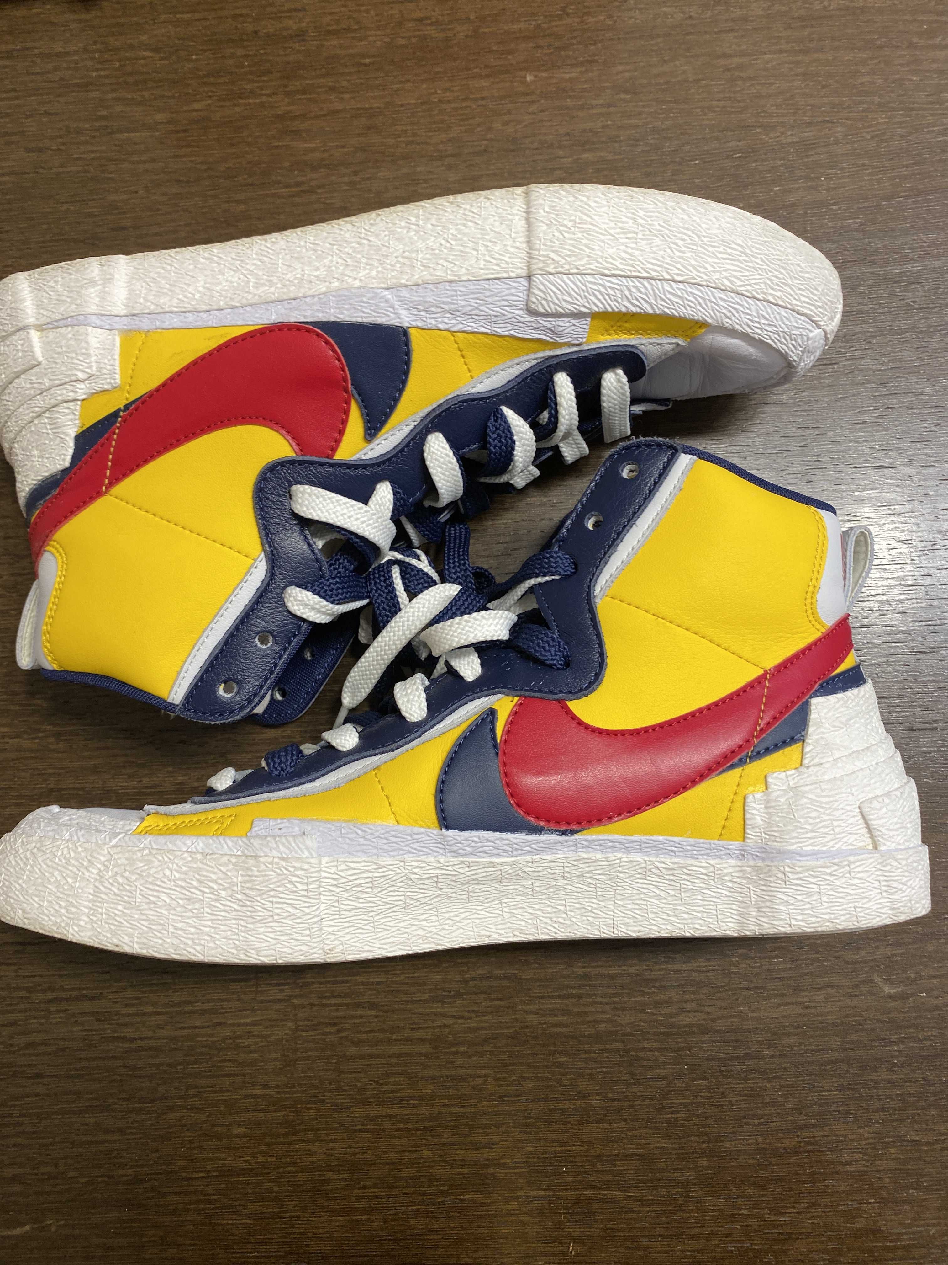 sacai × Nike Blazer Mid "Varsity Maize/Varsity Red"