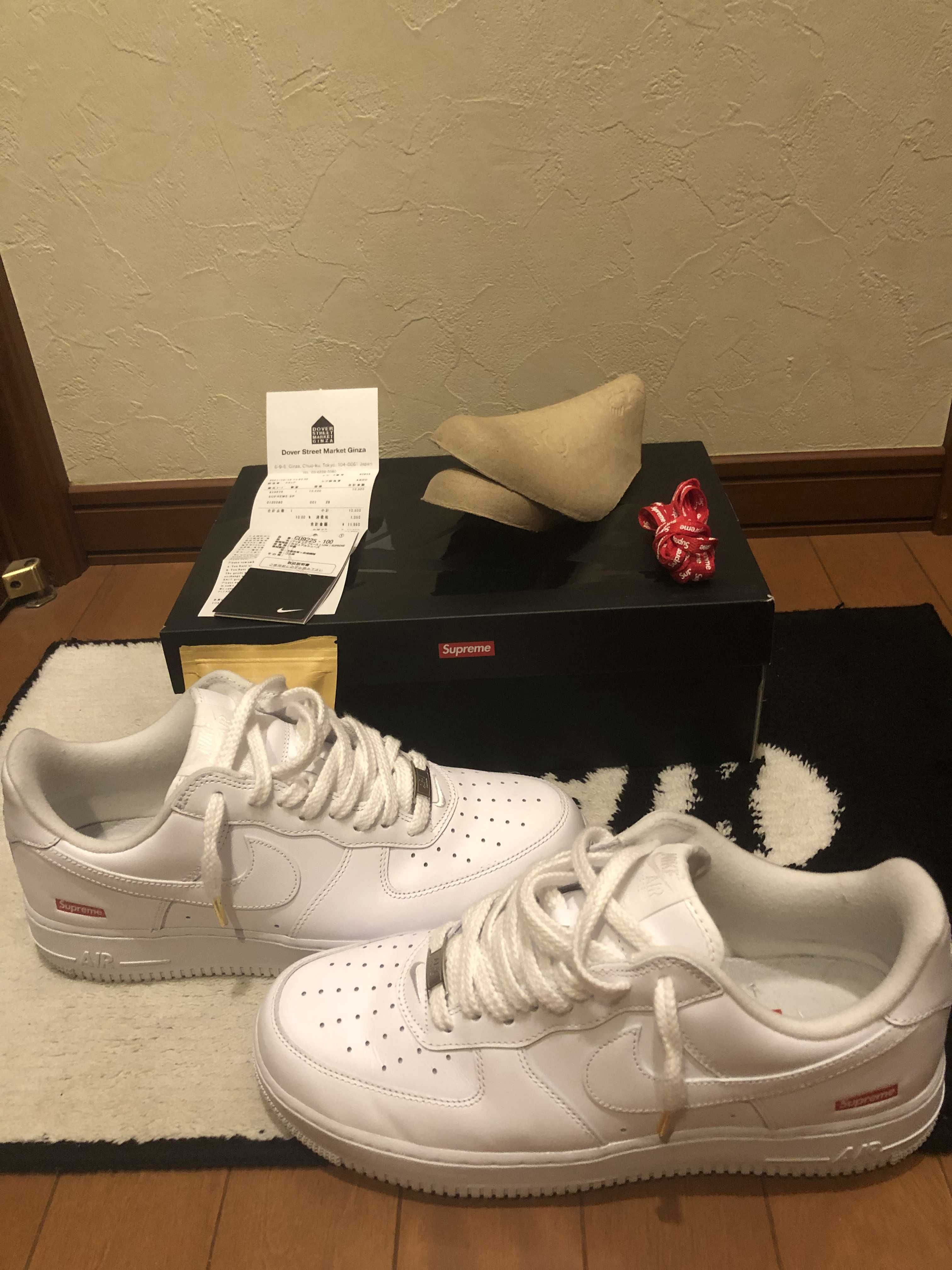 Supreme × Nike Air Force 1 Low "White"