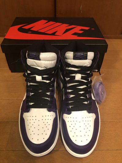 Nike Air Jordan 1 Retro High OG "Court Purple White/Black" (2020)