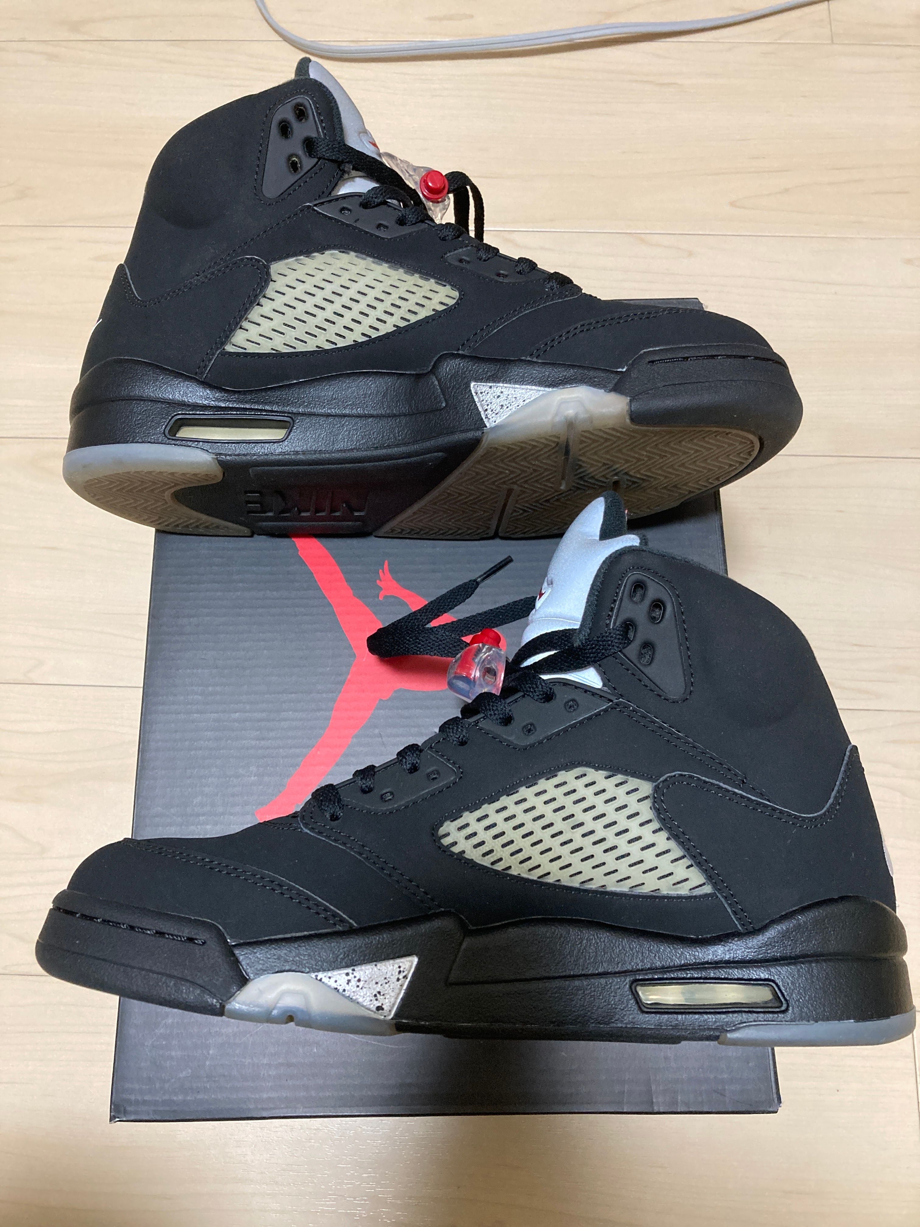 Nike Air Jordan 5 Retro OG "Black/Fire Red/Metallic Silver/White" (2016)