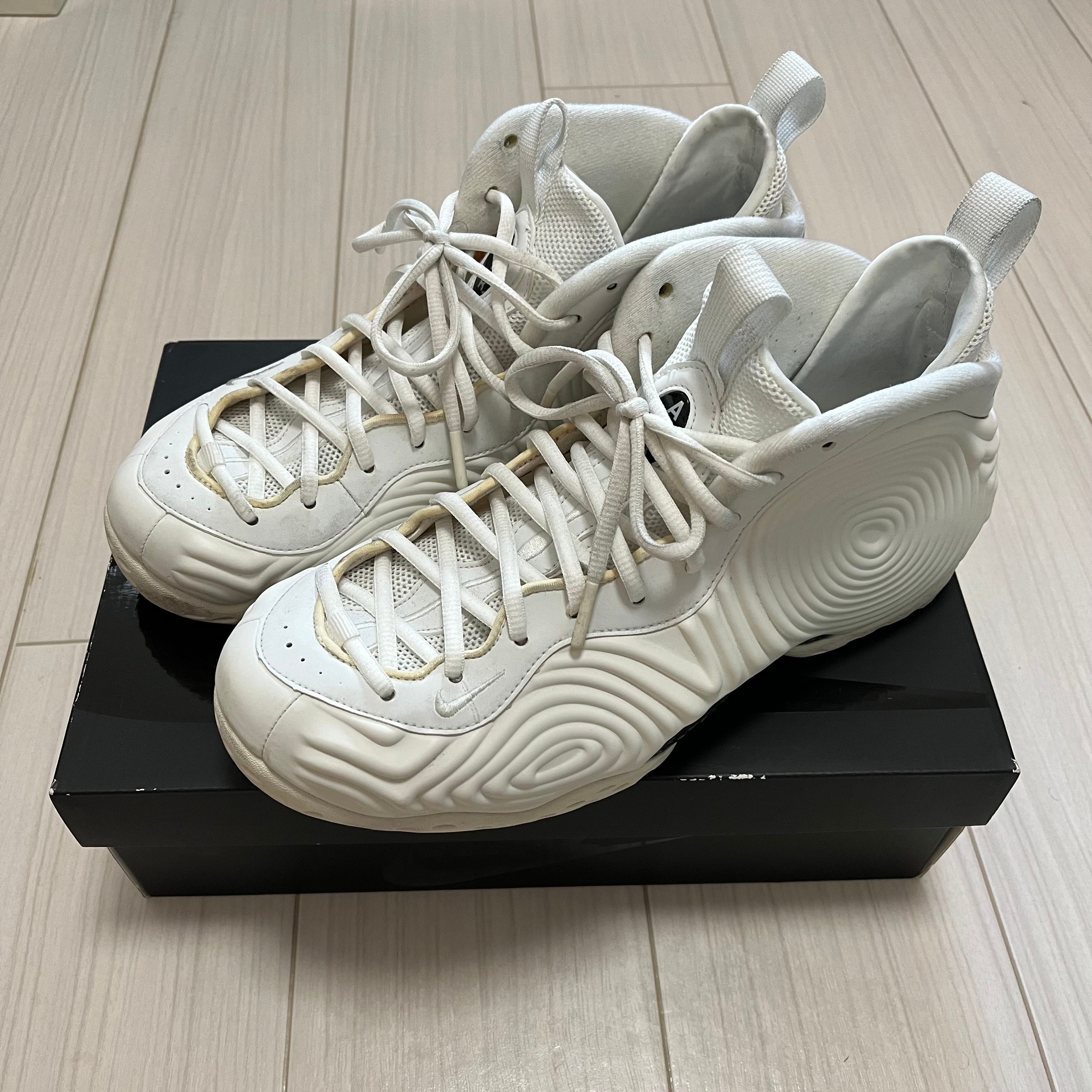 COMME des GARCONS × Nike Air Foamposite One "White"