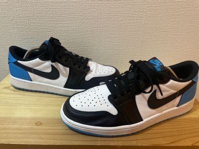 Nike Air Jordan 1 Low OG "Black and Dark Powder Blue/UNC"