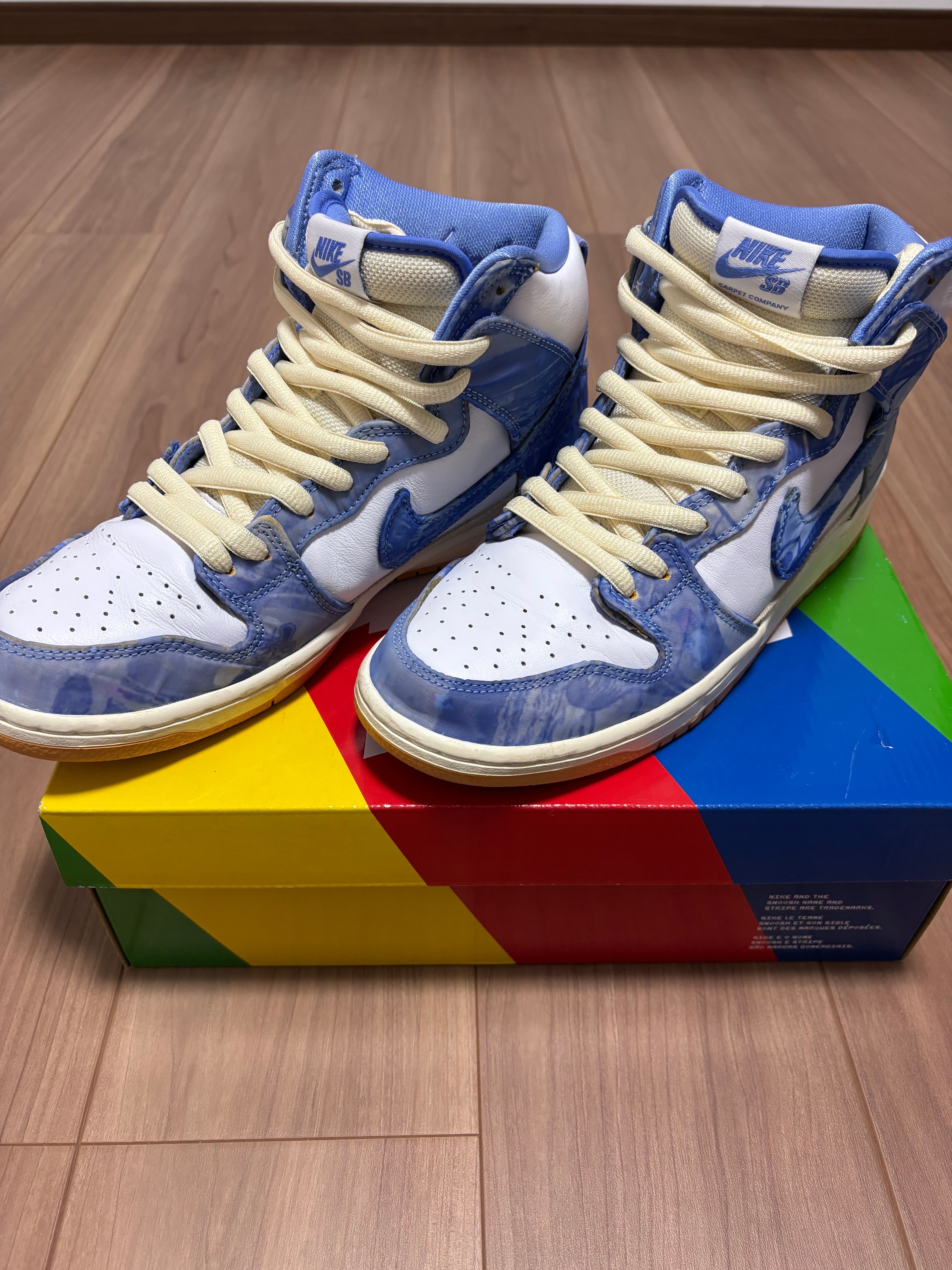 カーペットカンパニー × ナイキ SB ダンク ハイ "ロイヤルパルス"