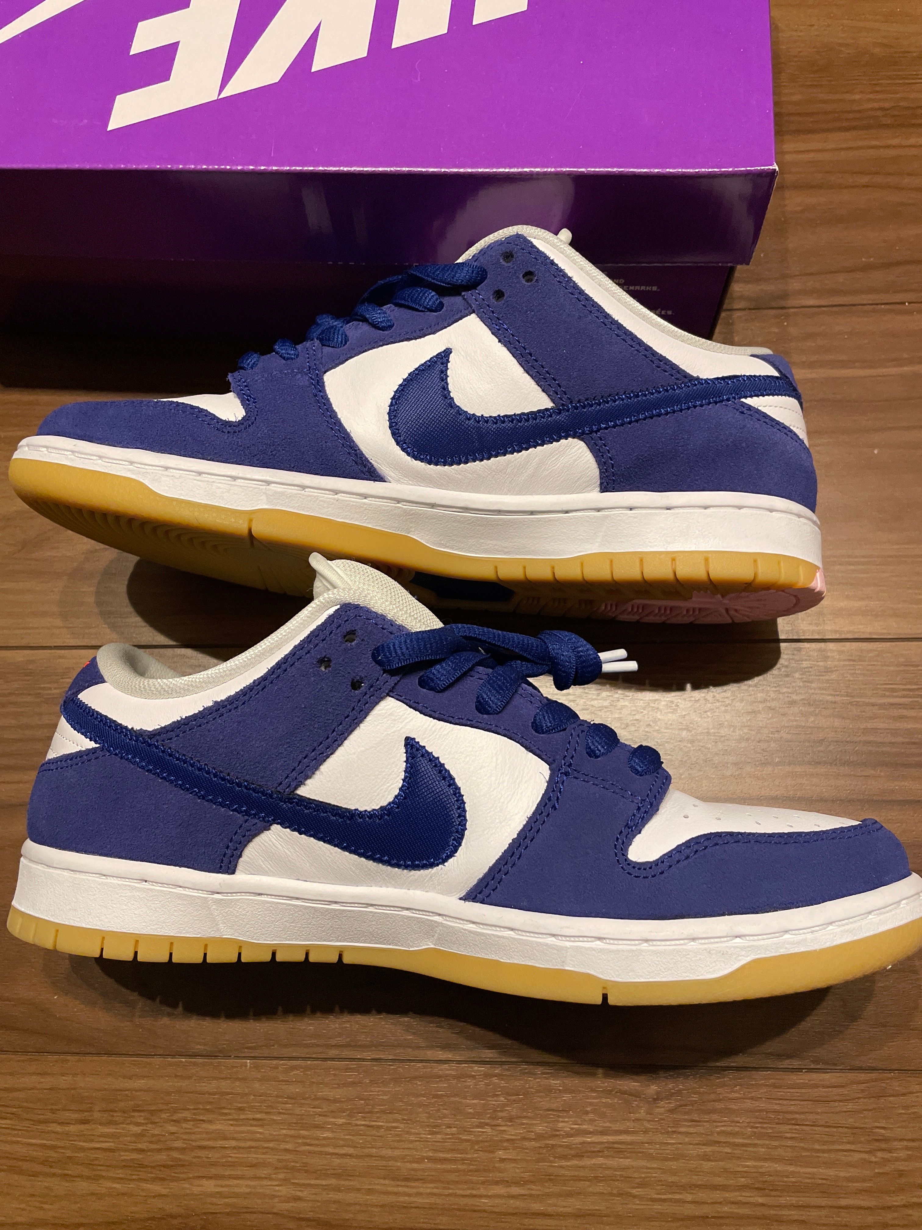 Nike SB Dunk Low "Los Angeles Dodgers/Deep Royal Blue"