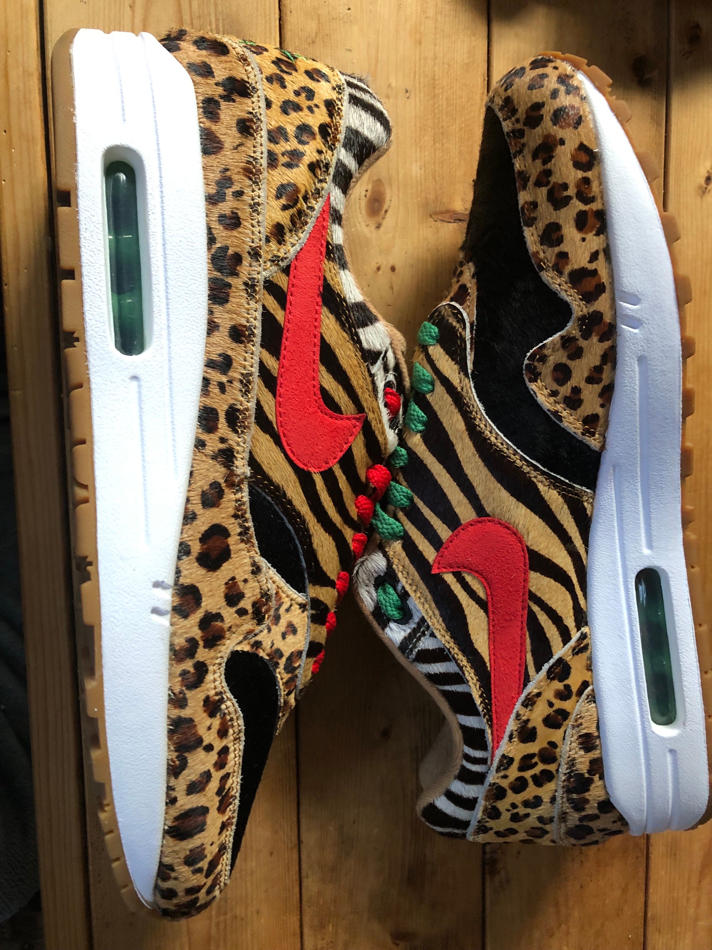atmos × Nike Air Max 1 DLX "Animal Pack/Safari"