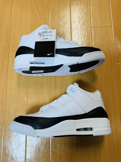 Fragment × Nike Air Jordan 3 "White/Black"