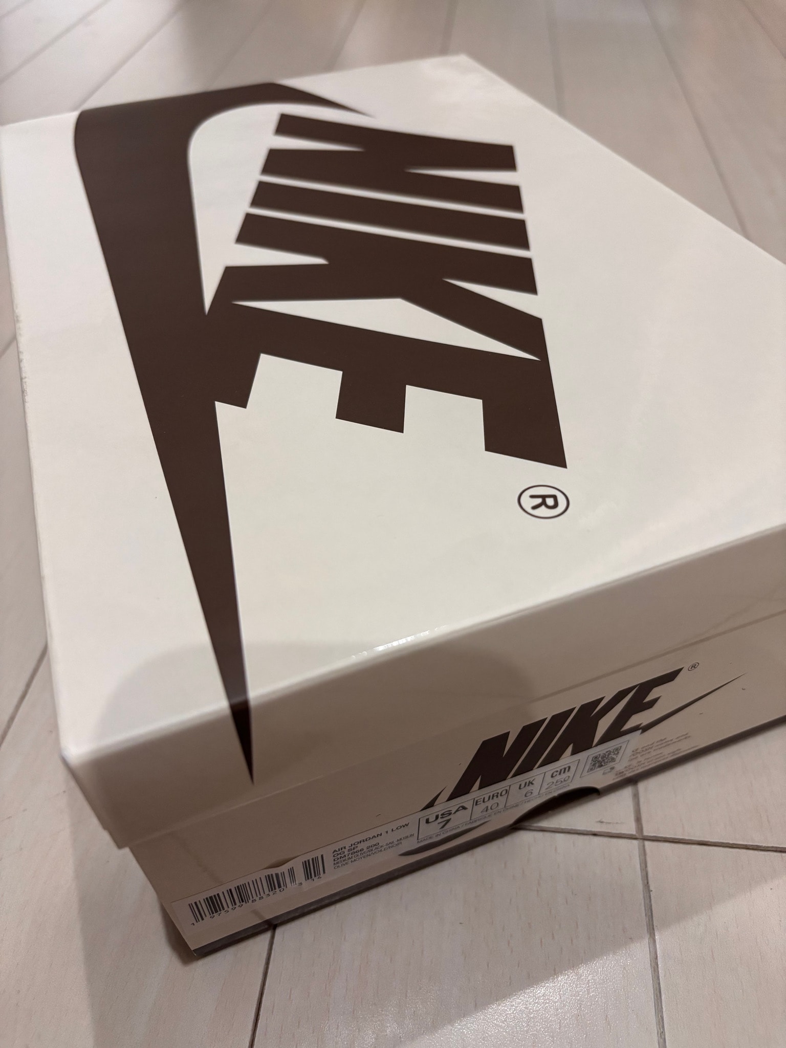 Travis Scott × Nike Air Jordan 1 Low OG SP "Reverse Olive"