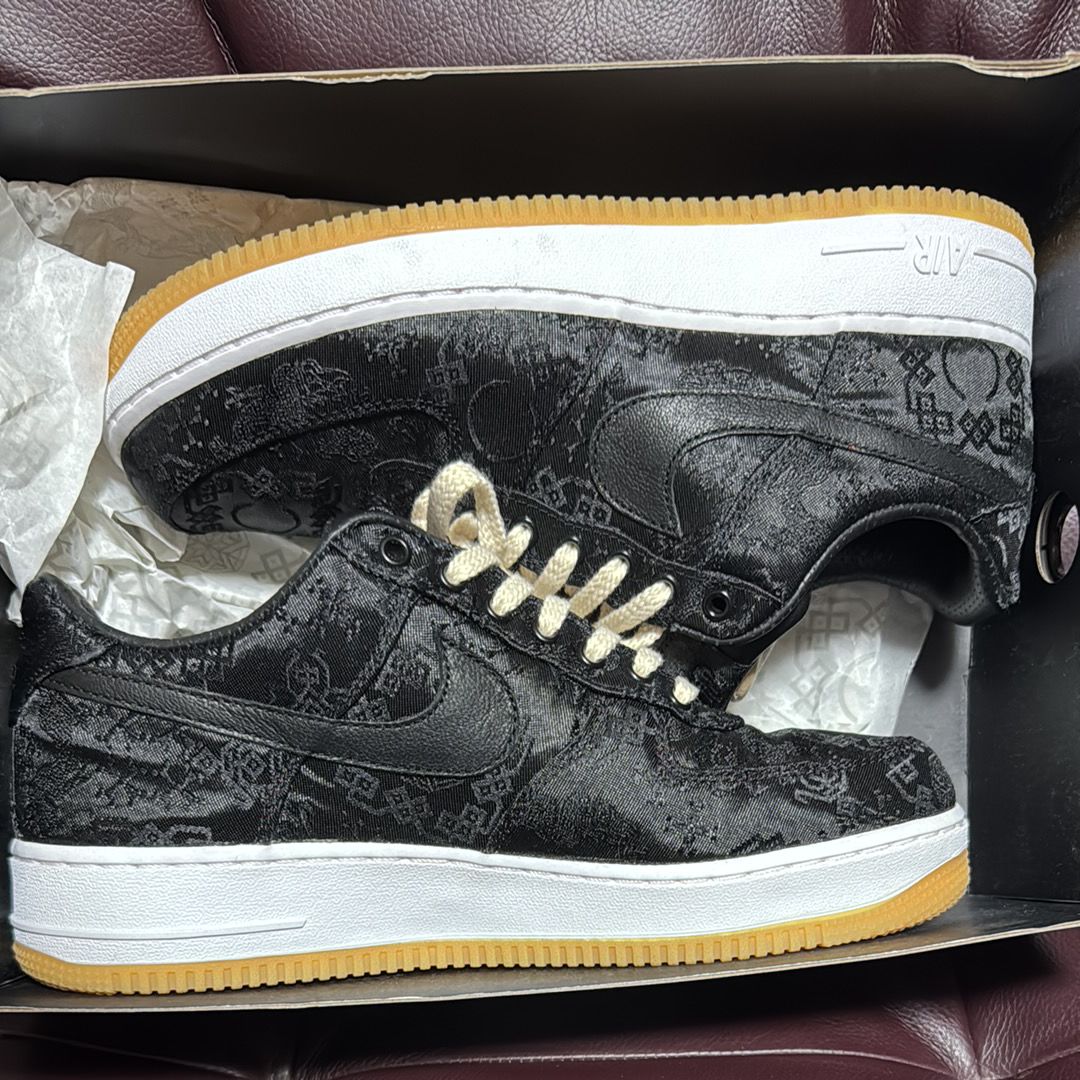 Fragment × CLOT × Nike Air Force 1 Low "Black"