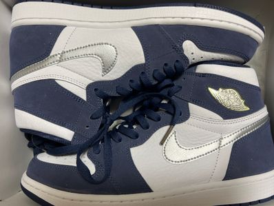 Nike Air Jordan 1 High OG CO.JP "White/Midnight Navy" (2020) (Standard Box)