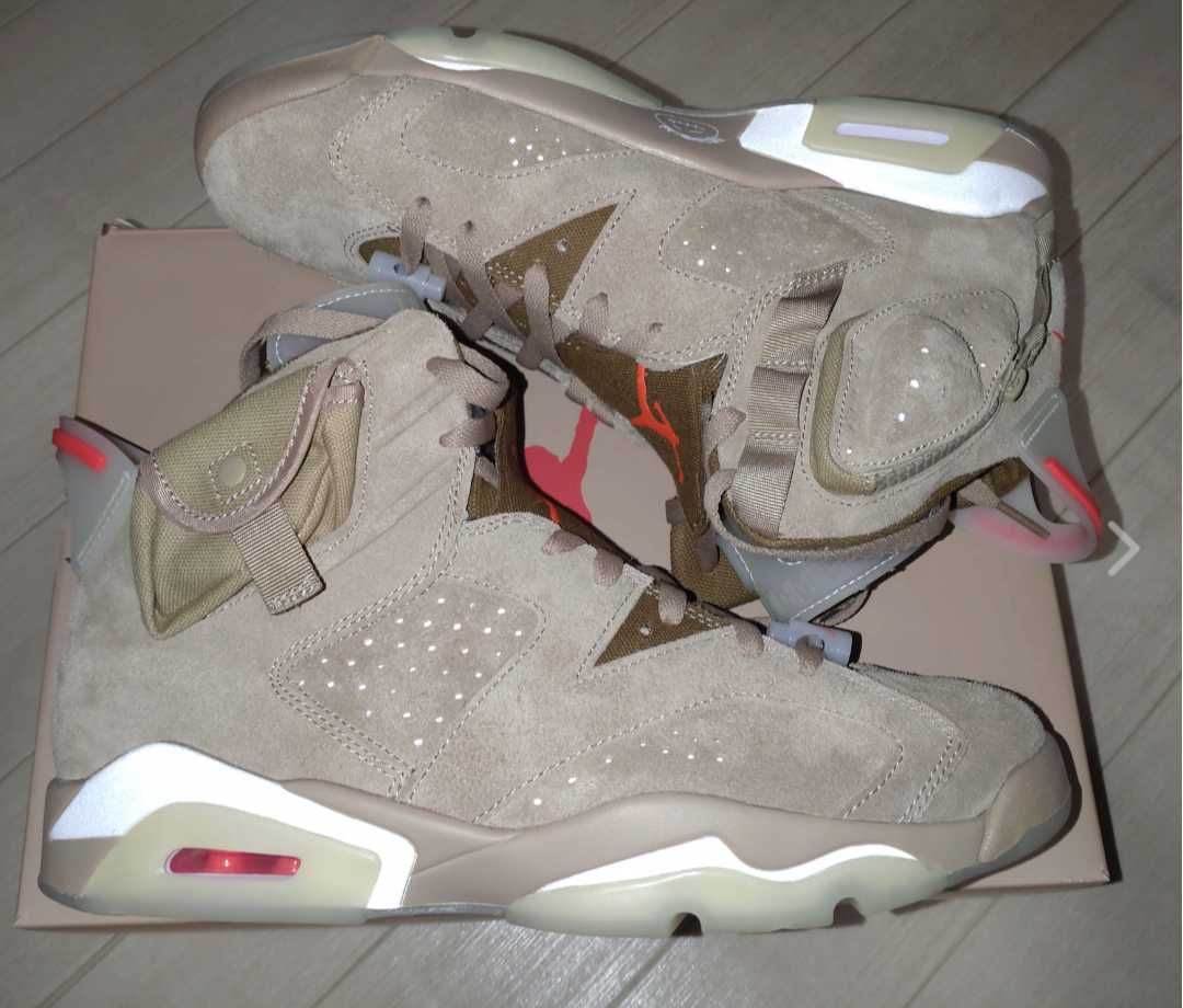 Travis Scott × Nike Air Jordan 6 "British Khaki"