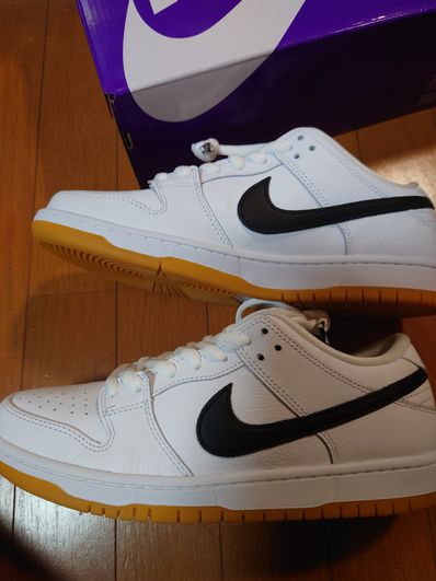 Nike SB Dunk Low Pro "White/Black-White-Gum Light Brown"