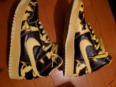 Nike Dunk High 1985 SP "Yellow Acid Wash"