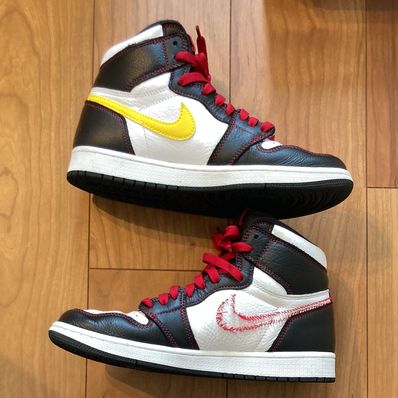 Nike Air Jordan 1 High OG Defiant "Black/Yellow/Gym Red"