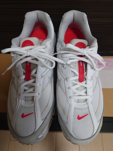Supreme × Nike Shox Ride 2 "White/Grey Fog/Flat Platinum"