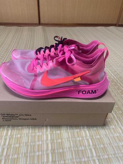 Off-White × Nike Zoom Fly "Pink"